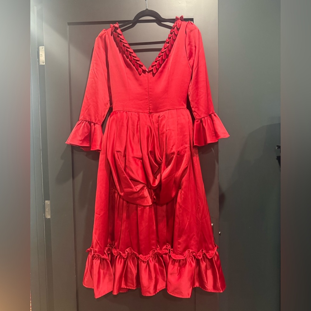 La femme en noir Mina Dracula dress red medium - Picture 3 of 5